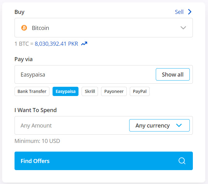 how to buy bitcoin in pakistan via easy paisa