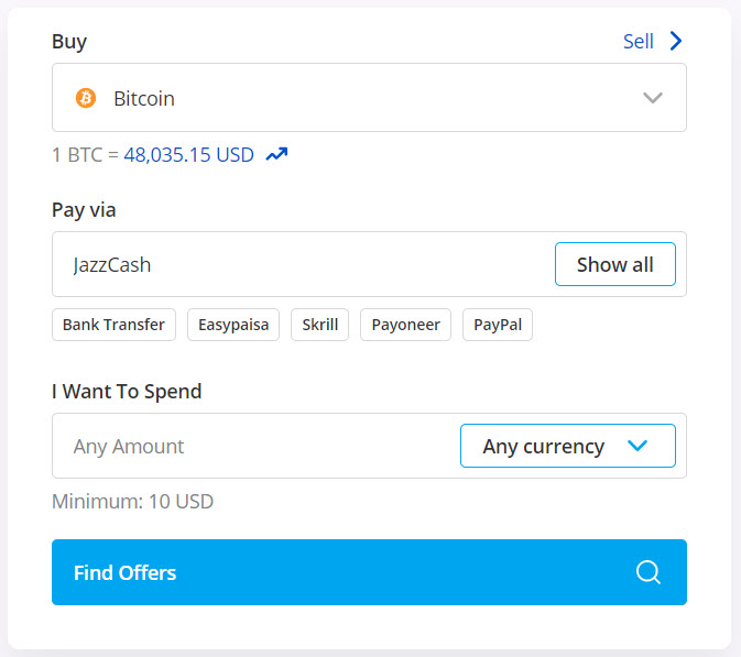 how to buy btc in pakistan on paxful using jazzcash